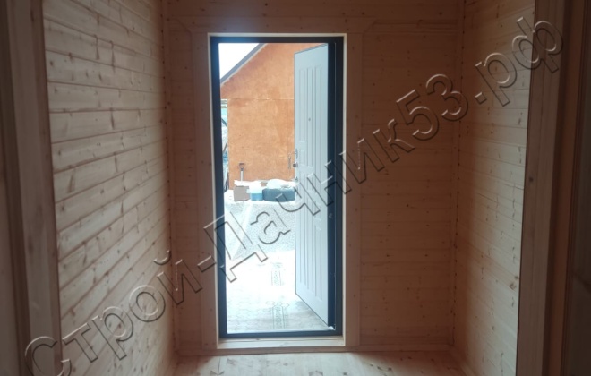 4 Каркасно-щитовой дом Д-6, 12х7.5м, 90  М², Московская область, Лотошинский район, деревня Макарово. (15)